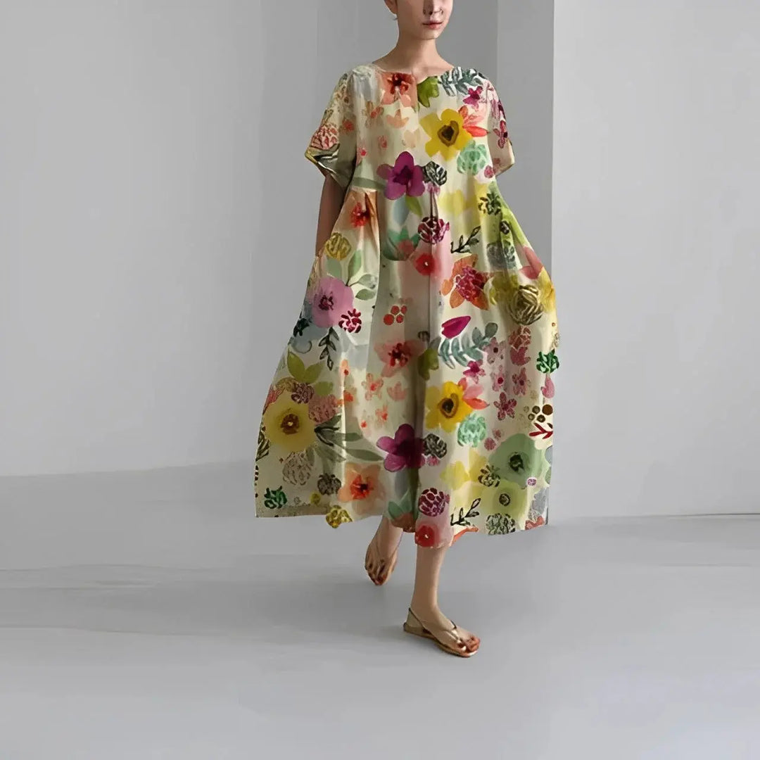 LILY | SERENITY FLORAL MAXI DRESS