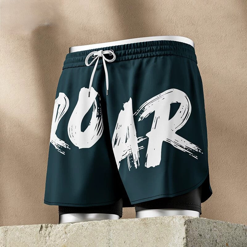 ZEKE | DOUBLE-LAYERED SPLIT SHORTS