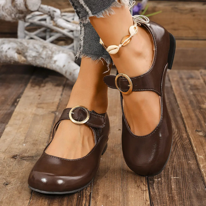 AVA | FAUX LEATHER SANDALS