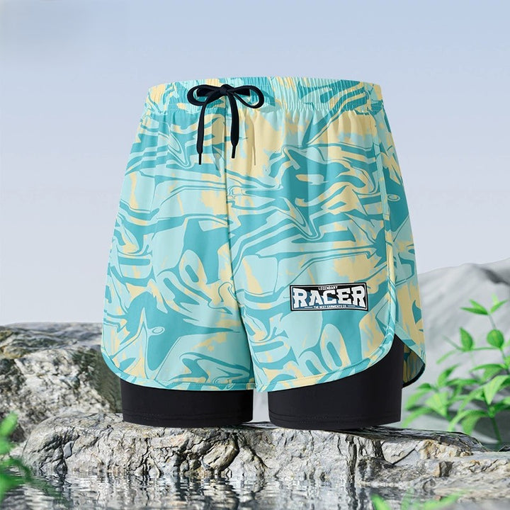 ZEKE | SIDE-SPLIT SWIM SHORTS