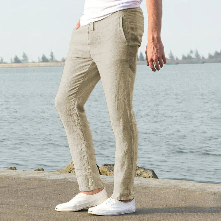 Coastal Breeze Linen Trousers