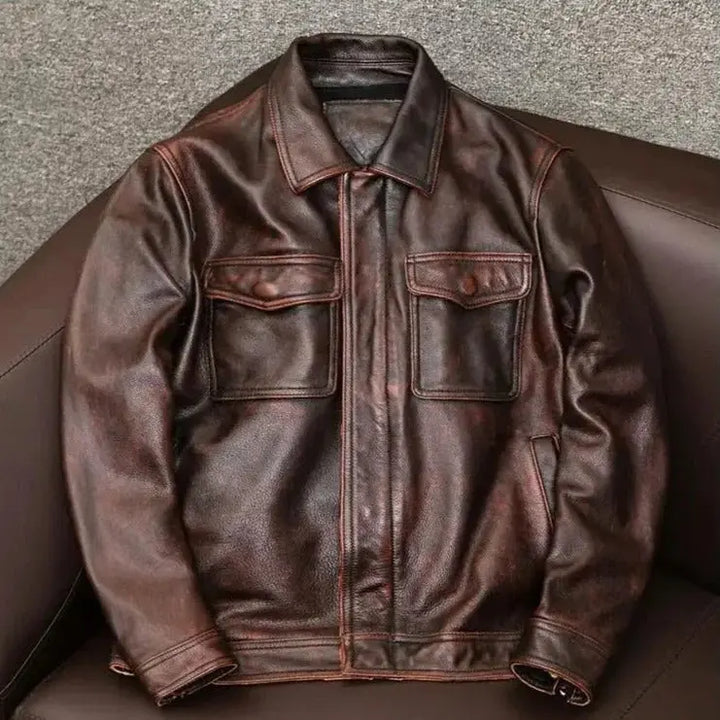 KEVIN | FAUX LEATHER JACKET