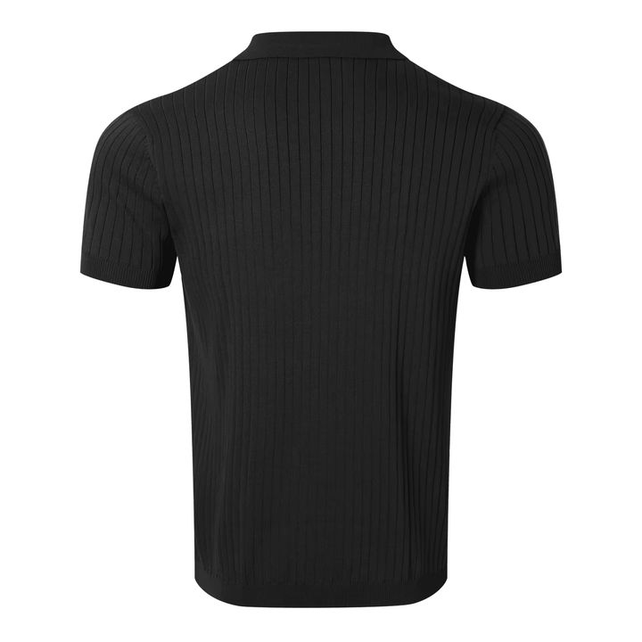 CHARLIE | RIBBED POLO SHIRT