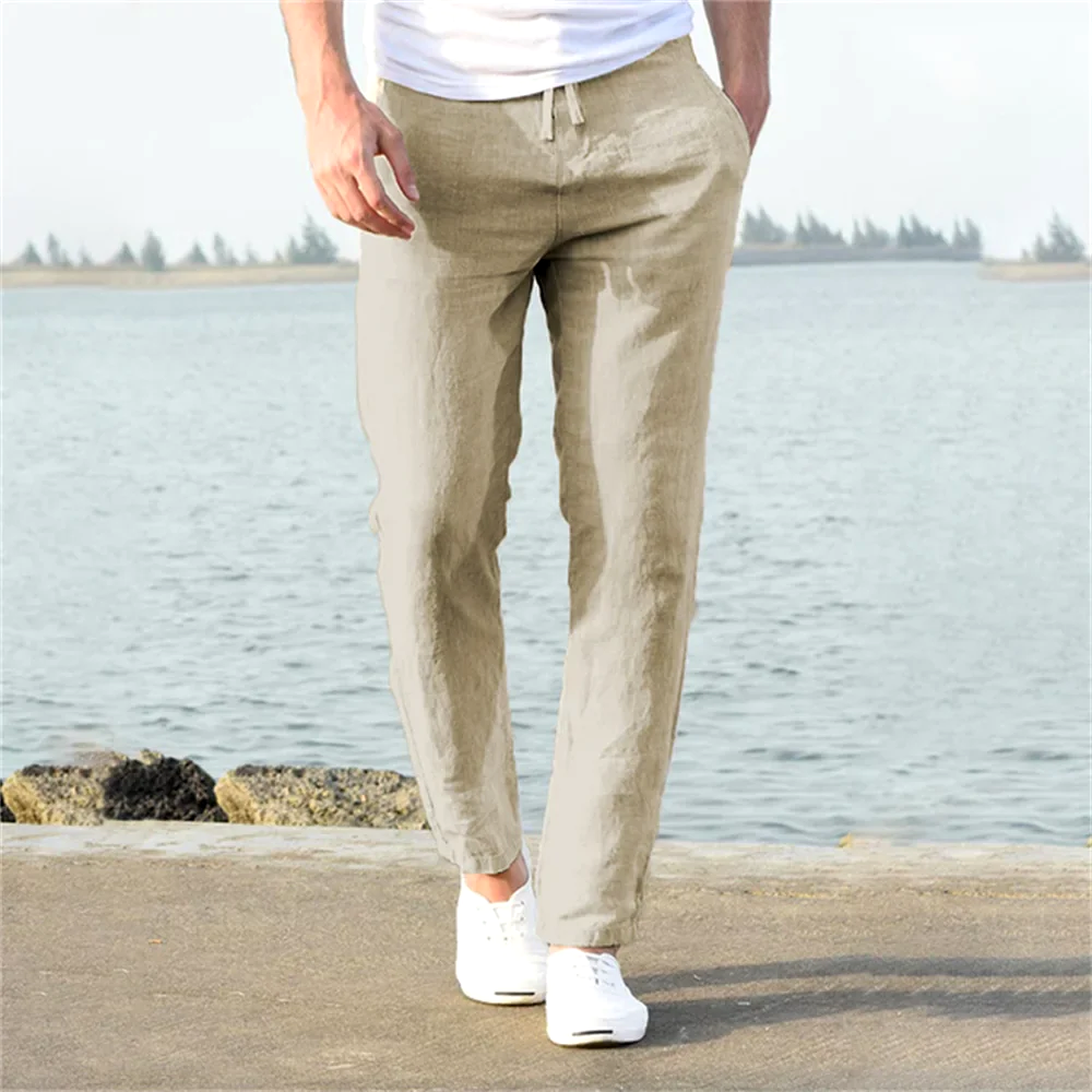 Coastal Breeze Linen Trousers